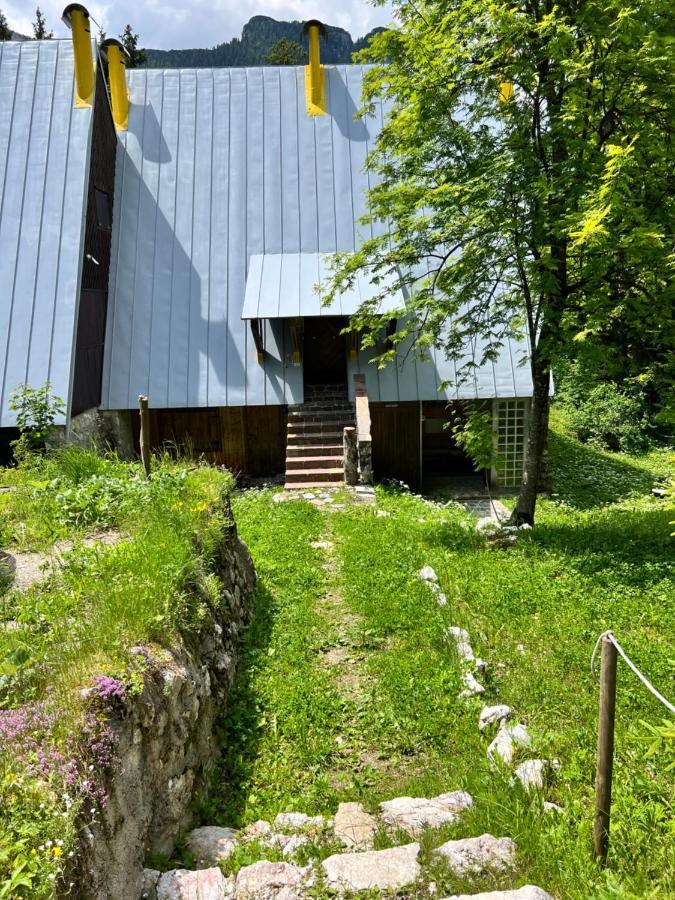 ~Chalet_Rifugio Tra I Boschi~ Sella Nevea Kültér fotó